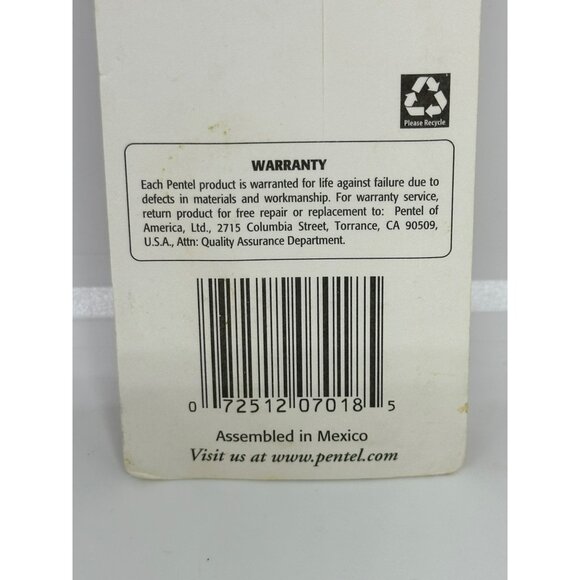 NEW Pentel R.S.V.P. Red Ink Ballpoint Pens Fine Point 2-Pack | Latex-Free Grip - Picture 6 of 7